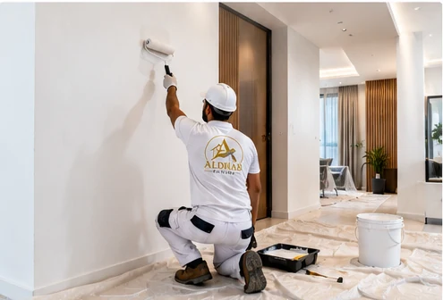 Professional interior wall painting service in Dubai